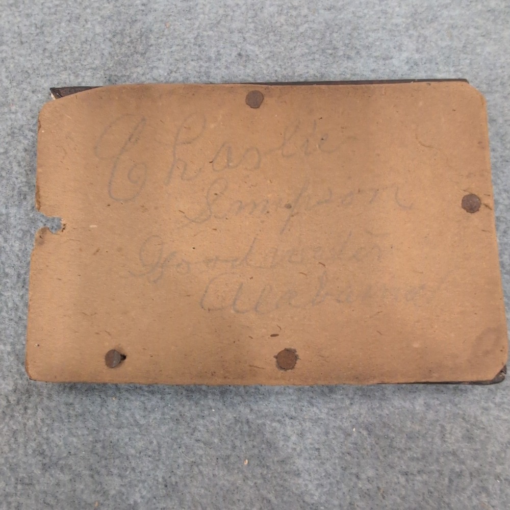 Antique 1880s Cabinet Card Photo Charlie Sampson Goodwater Alabama M. M. Gardner - Picture 3 of 7